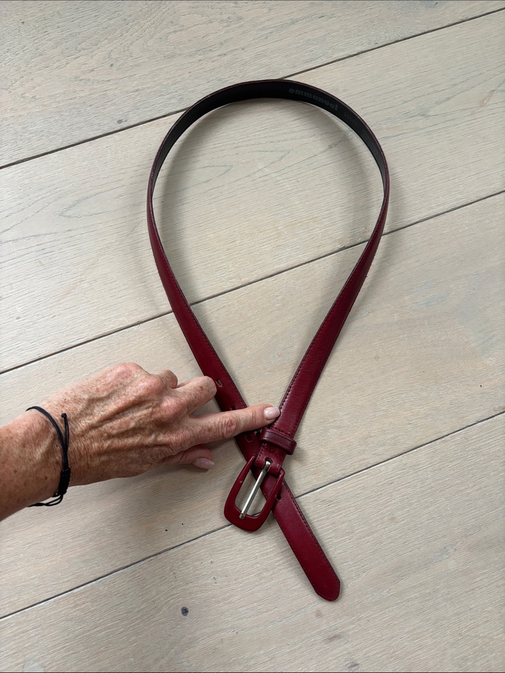 Vintage leather belt